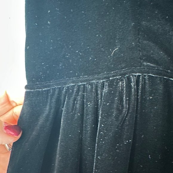 Vintage 60s Velvet Suit Dress Small Party ILGWU USA Black Jacket Audrey Hepburn - Picture 11 of 15